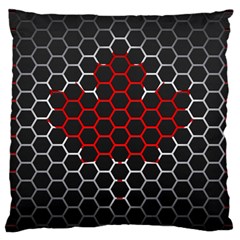 Canada Flag Hexagon Large Cushion Case (one Side)