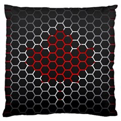 Canada Flag Hexagon Standard Flano Cushion Case (one Side)