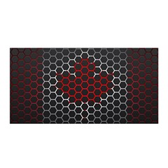 Canada Flag Hexagon Satin Wrap by HermanTelo