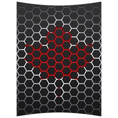 Canada Flag Hexagon Back Support Cushion by HermanTelo