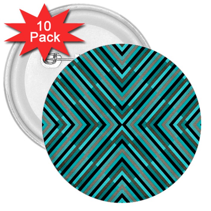 Fabric Sage Grey 3  Buttons (10 pack) 