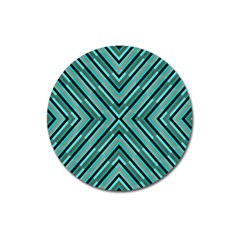 Fabric Sage Grey Magnet 3  (round) by HermanTelo