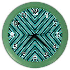 Fabric Sage Grey Color Wall Clock by HermanTelo