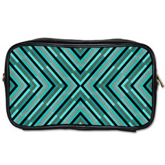 Fabric Sage Grey Toiletries Bag (two Sides)