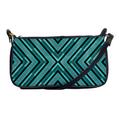 Fabric Sage Grey Shoulder Clutch Bag