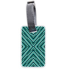 Fabric Sage Grey Luggage Tag (one Side) by HermanTelo