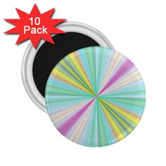 Background Burst Abstract Color 2 25  Magnets (10 Pack) 