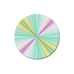 Background Burst Abstract Color Magnet 3  (round) by HermanTelo