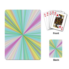 Background Burst Abstract Color Playing Cards Single Design (rectangle)