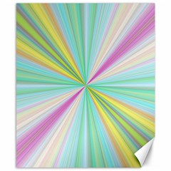 Background Burst Abstract Color Canvas 8  X 10 