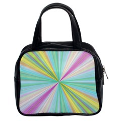 Background Burst Abstract Color Classic Handbag (two Sides) by HermanTelo