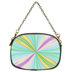 Background Burst Abstract Color Chain Purse (two Sides)