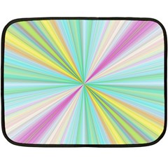 Background Burst Abstract Color Double Sided Fleece Blanket (mini)  by HermanTelo