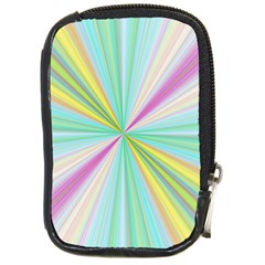 Background Burst Abstract Color Compact Camera Leather Case