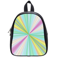 Background Burst Abstract Color School Bag (small)