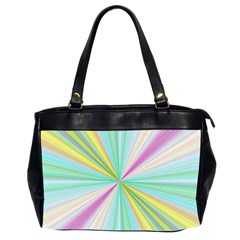 Background Burst Abstract Color Oversize Office Handbag (2 Sides)