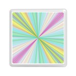 Background Burst Abstract Color Memory Card Reader (Square) Front