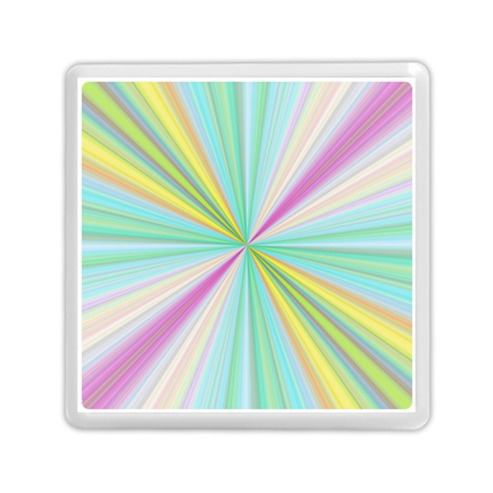 Background Burst Abstract Color Memory Card Reader (Square)