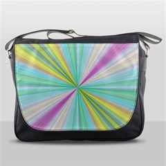 Background Burst Abstract Color Messenger Bag