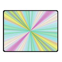 Background Burst Abstract Color Double Sided Fleece Blanket (small) 