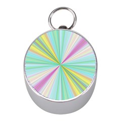 Background Burst Abstract Color Mini Silver Compasses by HermanTelo