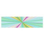 Background Burst Abstract Color Satin Scarf (Oblong) Front