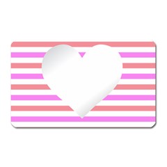 Love Heart Valentine S Day Magnet (rectangular) by HermanTelo