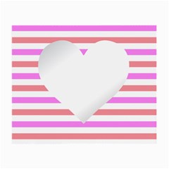 Love Heart Valentine S Day Small Glasses Cloth by HermanTelo