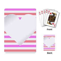 Love Heart Valentine S Day Playing Cards Single Design (rectangle)