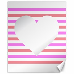 Love Heart Valentine S Day Canvas 16  X 20  by HermanTelo