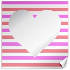 Love Heart Valentine S Day Canvas 20  X 20 