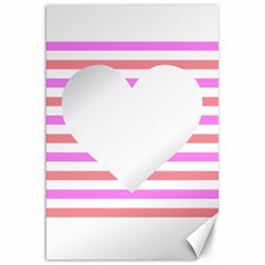 Love Heart Valentine S Day Canvas 20  X 30 