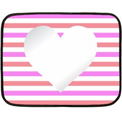 Love Heart Valentine S Day Fleece Blanket (mini)