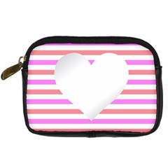 Love Heart Valentine S Day Digital Camera Leather Case