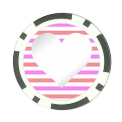 Love Heart Valentine S Day Poker Chip Card Guard (10 Pack)