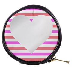 Love Heart Valentine S Day Mini Makeup Bag by HermanTelo