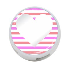 Love Heart Valentine S Day 4-port Usb Hub (two Sides)