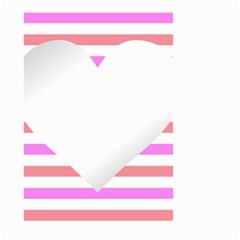 Love Heart Valentine S Day Small Garden Flag (two Sides) by HermanTelo