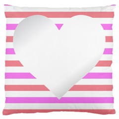 Love Heart Valentine S Day Large Cushion Case (two Sides)