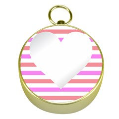 Love Heart Valentine S Day Gold Compasses by HermanTelo