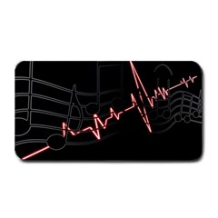 Music Wallpaper Heartbeat Melody Medium Bar Mats