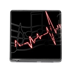 Music Wallpaper Heartbeat Melody Memory Card Reader (square 5 Slot)