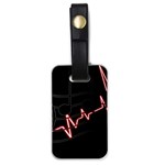 Music Wallpaper Heartbeat Melody Luggage Tag (one side) Front