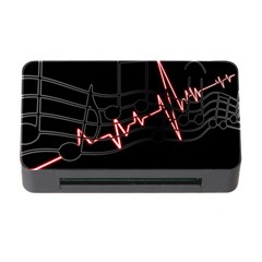 Music Wallpaper Heartbeat Melody Memory Card Reader With Cf by HermanTelo