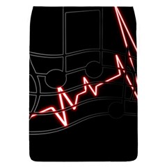 Music Wallpaper Heartbeat Melody Removable Flap Cover (s)