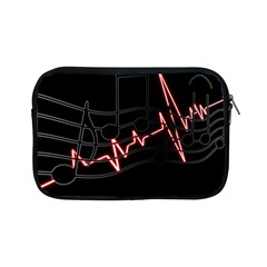 Music Wallpaper Heartbeat Melody Apple Ipad Mini Zipper Cases