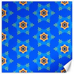 Pattern Backgrounds Blue Star Canvas 12  X 12  by HermanTelo