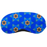 Pattern Backgrounds Blue Star Sleeping Mask Front