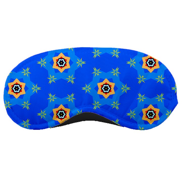 Pattern Backgrounds Blue Star Sleeping Mask