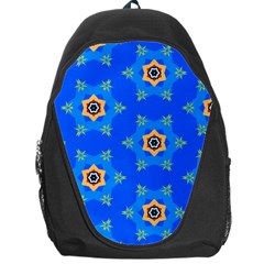 Pattern Backgrounds Blue Star Backpack Bag